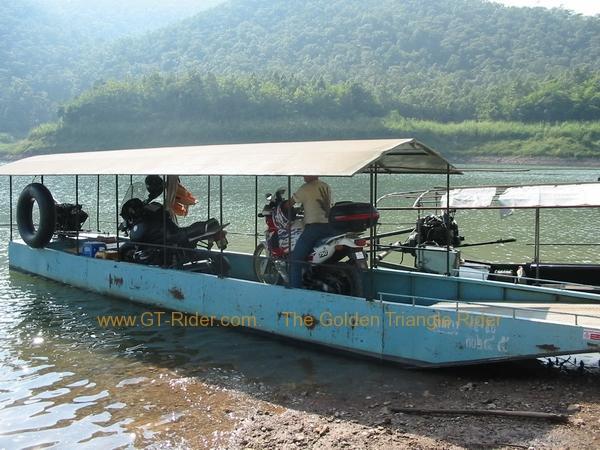 With your bikes on board sail away across the dam. Great fun. With your bikes on board sail away across the dam. Great fun.