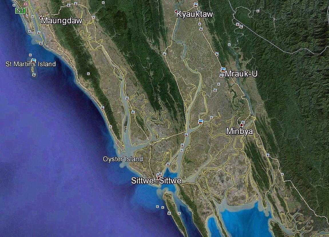 24. Map of Northern part of Rakhine State.JPG