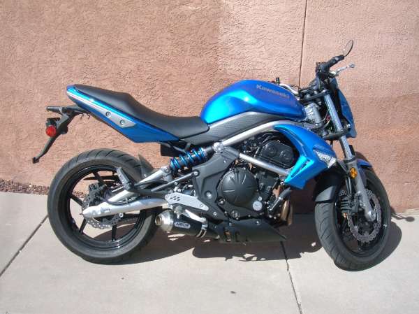 Arrow Slip On Exhaust Black Aluminum 2009 2011 Kawasaki Ninja 650R