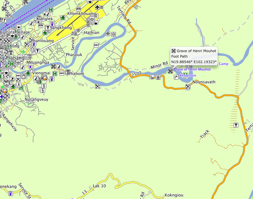 OSM Map Henri Mouhot tomb.png