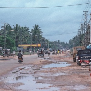 A street in Vientiane