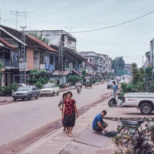 A street in Vientiane