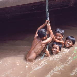 Kids in the Mekong