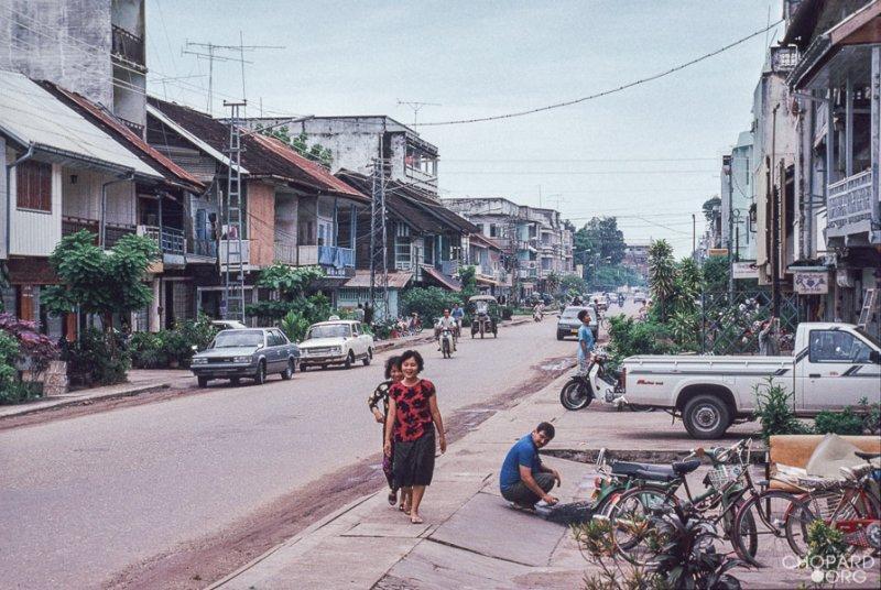 A street in Vientiane