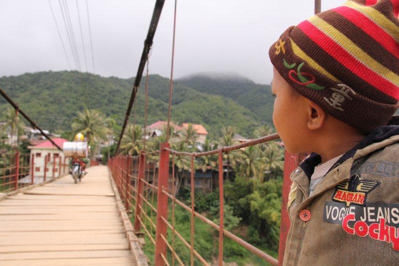 one of the many hanging bridge